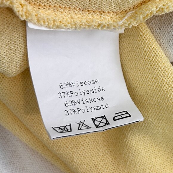 Paul Jones Knit Button Up Shirt 2XL Short Sleeve Striped Retro Vintage Style - Picture 8 of 8